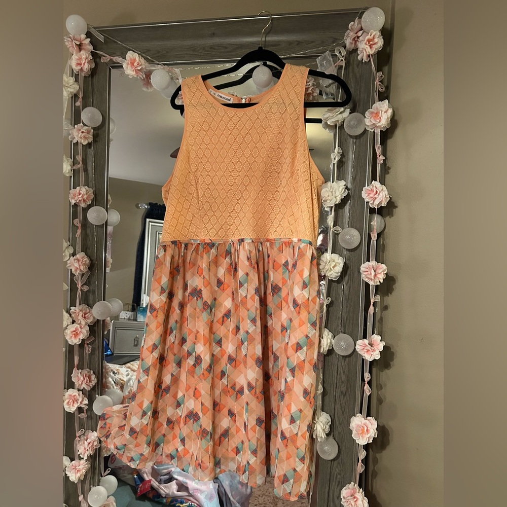 Maurice’s Peach spring dress